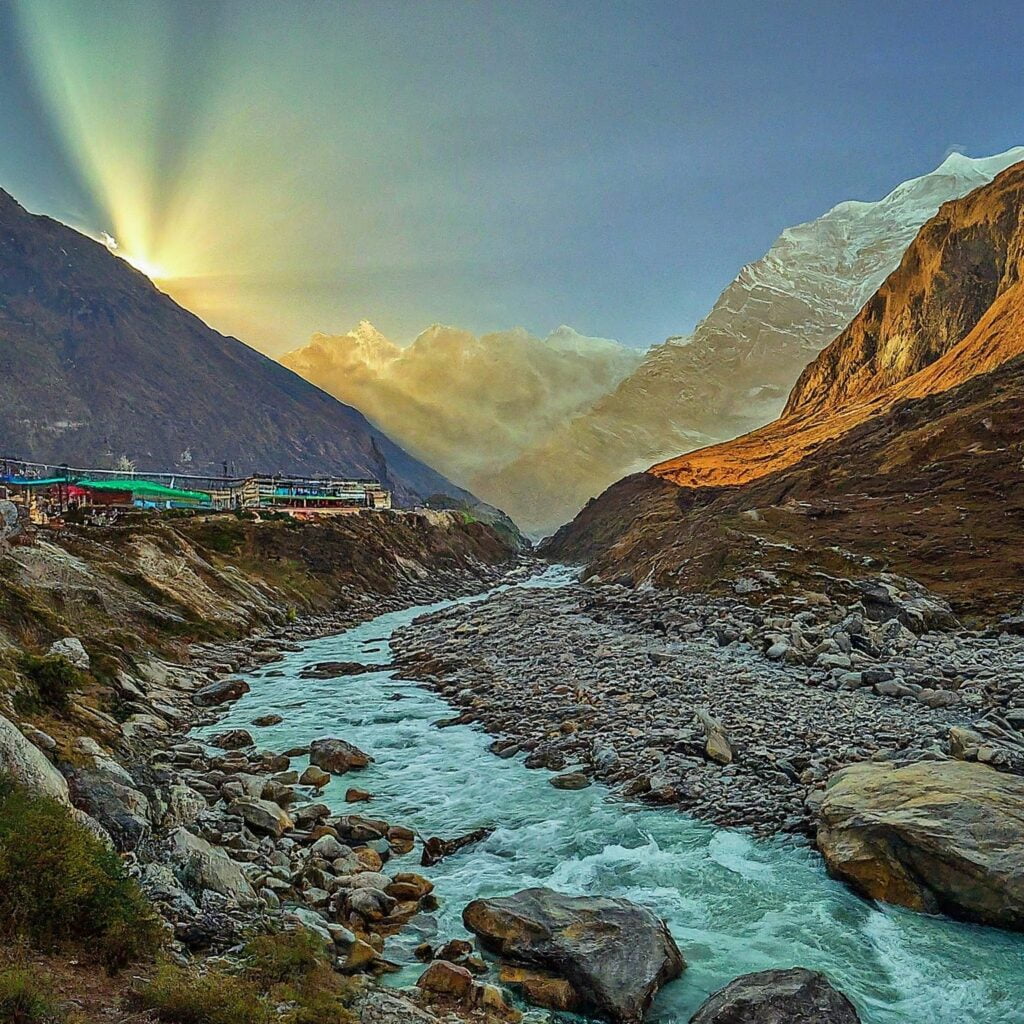 badrinath temple, ghaton